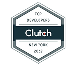 Clutch top developers award badge